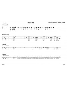 Mini Me 1 / Partitur inkl. Einzelstimmen / Trommelnoten / Zollet Martin