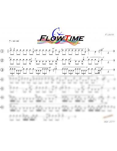 FlowTime 1 Trommelnoten / Liechti Rolf