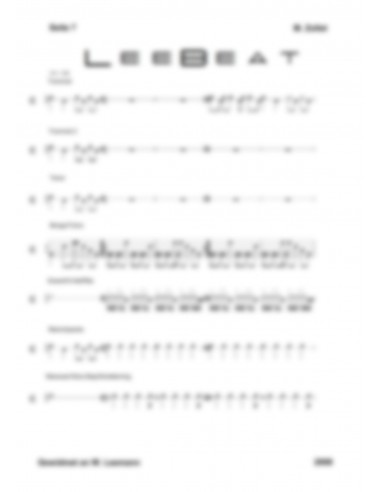 LeeBeat 1 / Partitur inkl. Einzelstimmen / Trommelnoten / Zollet Martin