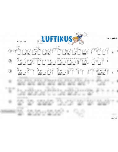 Luftikus 1 Trommelnoten / Liechti Rolf