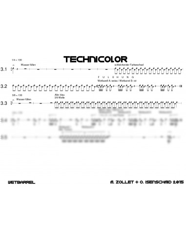 Technicolor 1 / Partitur inkl. Einzelstimmen / Trommelnoten / Zollet Martin