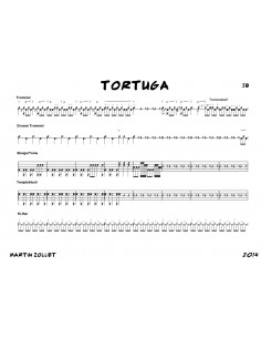 Tortuga 1 / Partitur inkl. Einzelstimmen / Trommelnoten / Zollet Martin 2