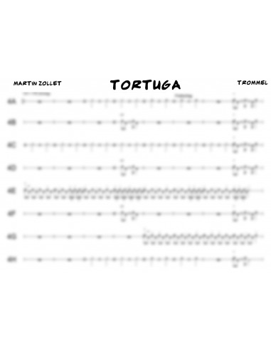 Tortuga 1 / Partitur inkl. Einzelstimmen / Trommelnoten / Zollet Martin