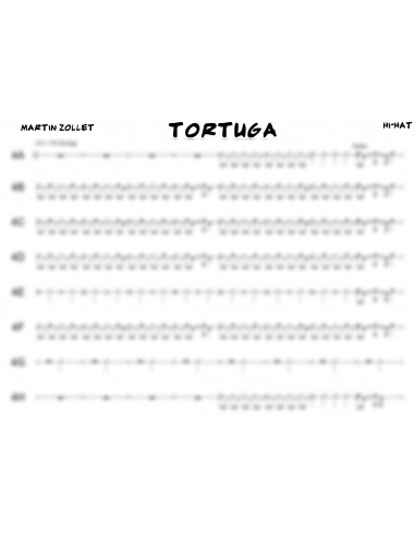Tortuga 1 / Partitur inkl. Einzelstimmen / Trommelnoten / Zollet Martin