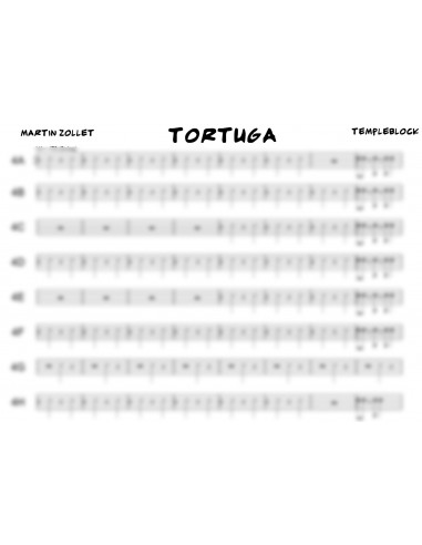 Tortuga 1 / Partitur inkl. Einzelstimmen / Trommelnoten / Zollet Martin