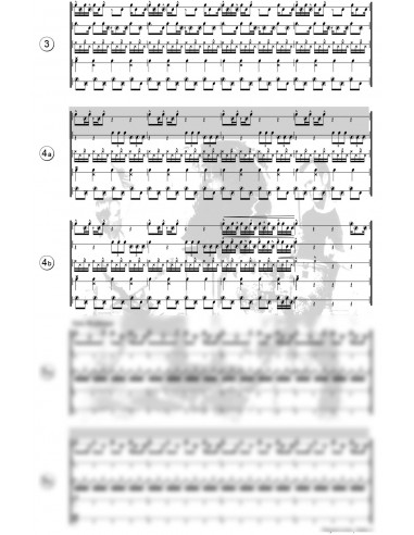 Played a live / 1 Partitur / Trommelnoten / Liechti Rolf