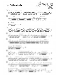 Siibesiech, dr / 1 Trommelnoten / Hersberger Andrin