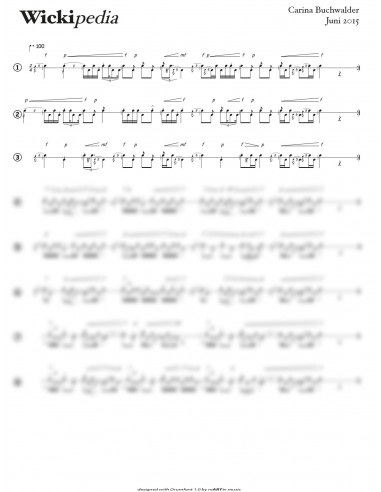 Wickipedia 1 Trommelnoten / Buchwalder Carina