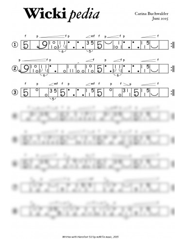 Wickipedia 2 Trommelnoten-Hieroglyphen / Buchwalder Carina