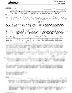 Meteor 1 Trommelnoten / Sugiarto Elyas