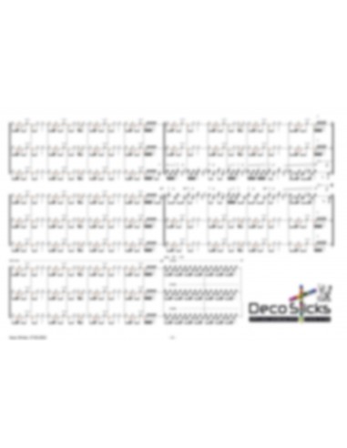 Deco Sticks 1 Trommelnoten-Partitur / Kym Ivan