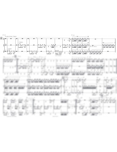 Disput 1 Trommelnoten-Partitur / Kym Ivan